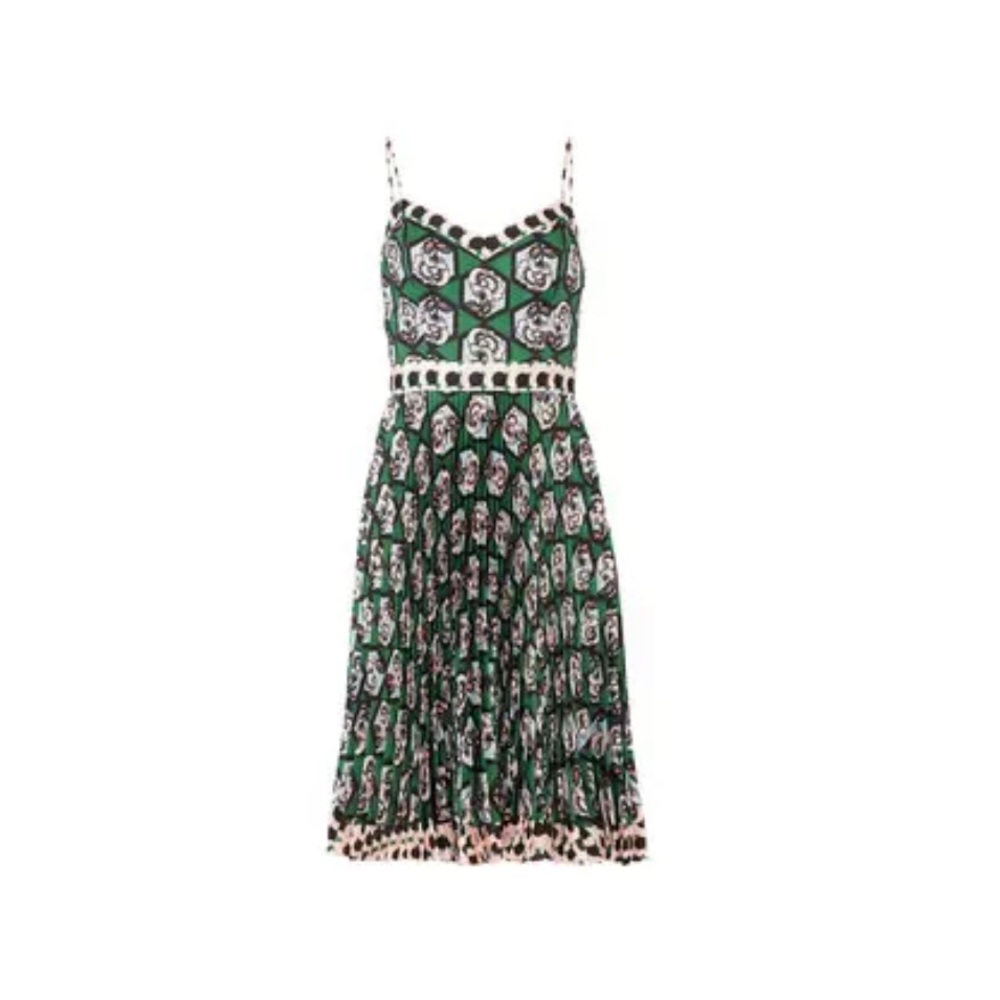 Milly Jill Hexagon silk dress $650 retail